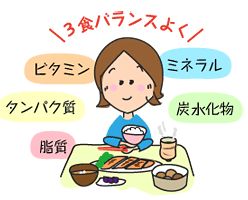 バランスの良い食事